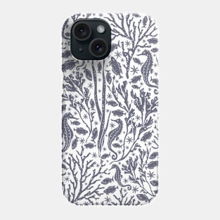 Seahorse and Aquatic Life Phone Case