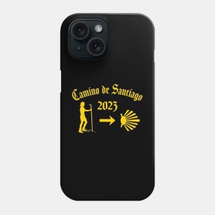 Camino de Santiago de Compostela Female Pilgrim 2023 Phone Case