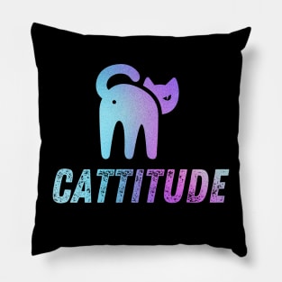 Cattitude Pillow