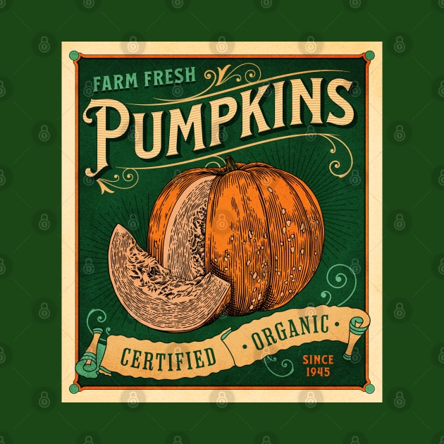 Vintage Pumpkin Patch Farm Sign - Halloween Thankgiving Vibes by PUFFYP