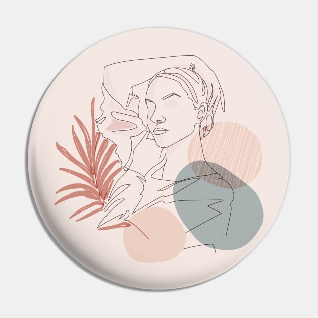 Fine line art drawing of beautiful woman figure Pin by Skidipap