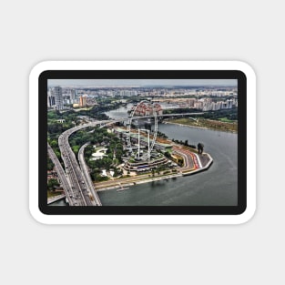 Singapore Flyer - View from SkyPark Magnet