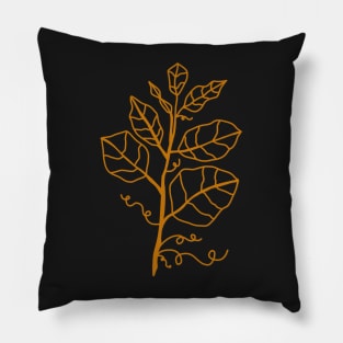 Gold Leaf Pillow