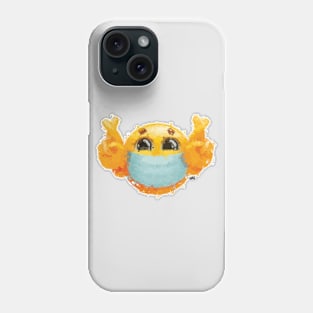 Emoji quarantined Phone Case