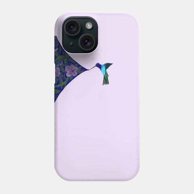 Hummingbird Phone Case by ArtKsenia