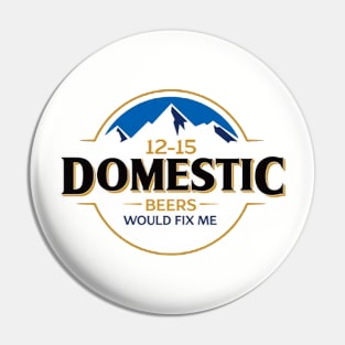 12-15 Domestic Beers Pin
