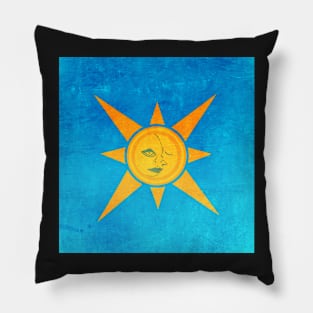 "Sun Shining/Moon Sleeping" symbol design products Pillow