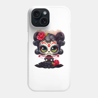 Dia de los Muertos Cat #4 Phone Case