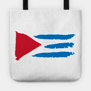 Cuba Flag Abstract Tote