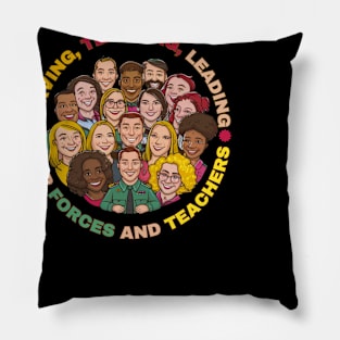 Teacher and armed force Day Pillow