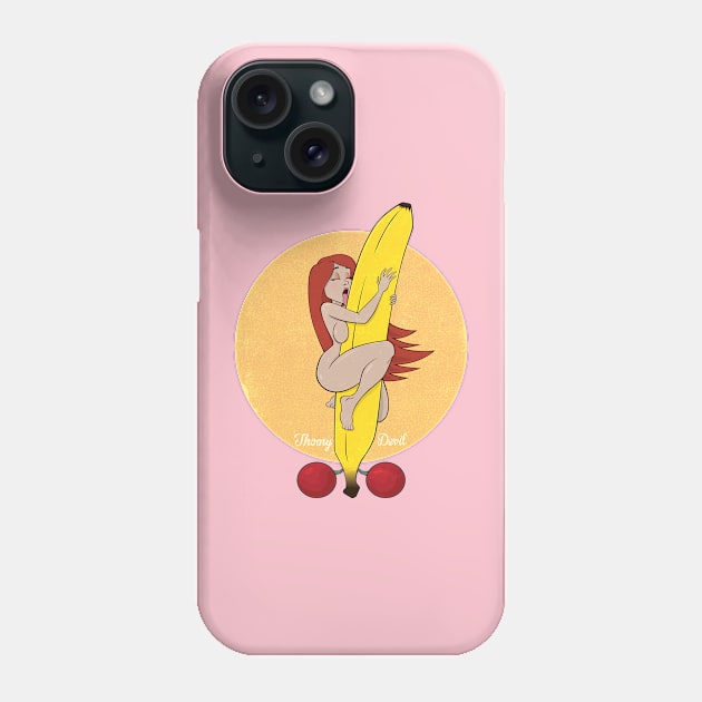 Hot Banana Phone Case by Thorny Devil Design