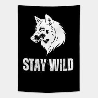 Stay wild Tapestry