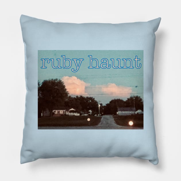 Ruby Haunt Pillow by Noah Monroe