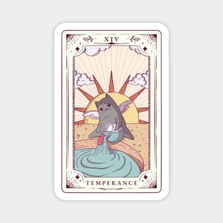 Cat Tarot Card Tarot Cards Cats Magnet