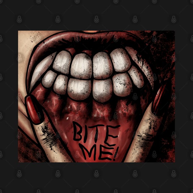 Vampire Bite Me Color by DougSQ