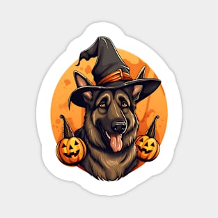 Halloween German Shepherd Dog #6 Magnet