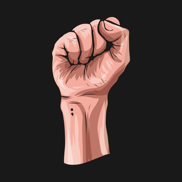 Raise your fist for Mental Health Awareness by SinBle