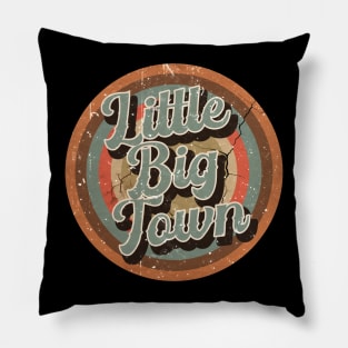 Little Big Town // Vintage Look aesthetic art Pillow