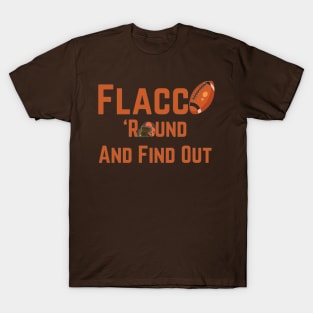 Flacco Round Find Out T-Shirts for Sale