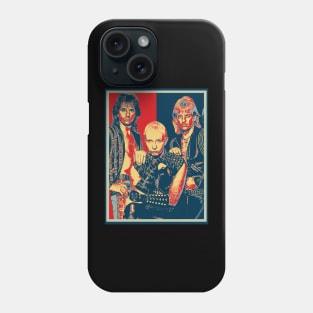 Metal Gods Elegance Judas Vintage Heavy Metal Couture Collection Phone Case