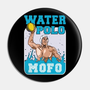 Water Polo Player Mofo Swimming Water Polo Swimming Pin