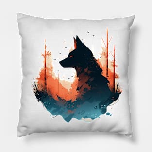 wolf Pillow