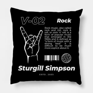 V02 Style Sturgill Simpson Vintage Pillow