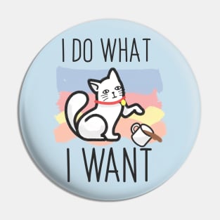 I do what i want cat Pin