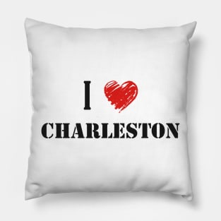 I Love Charleston Pillow