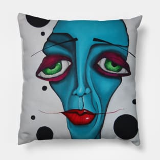 abstract face Pillow