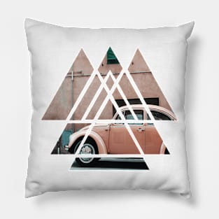 Scared Geometry Triangles Pillow