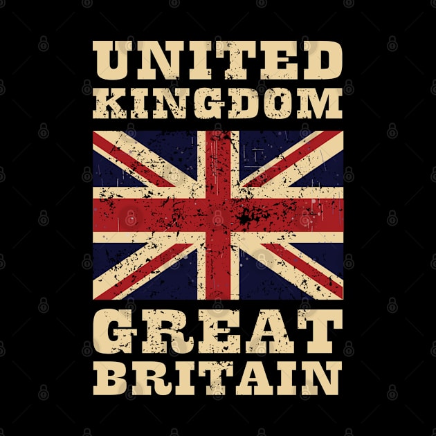 Flag of United Kingdom by KewaleeTee