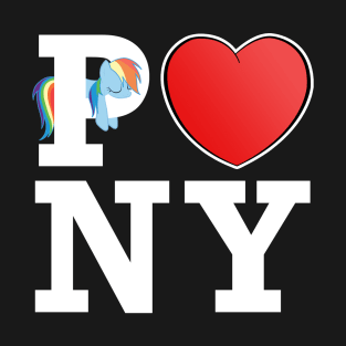 I <3 PONE! ... black shirt T-Shirt