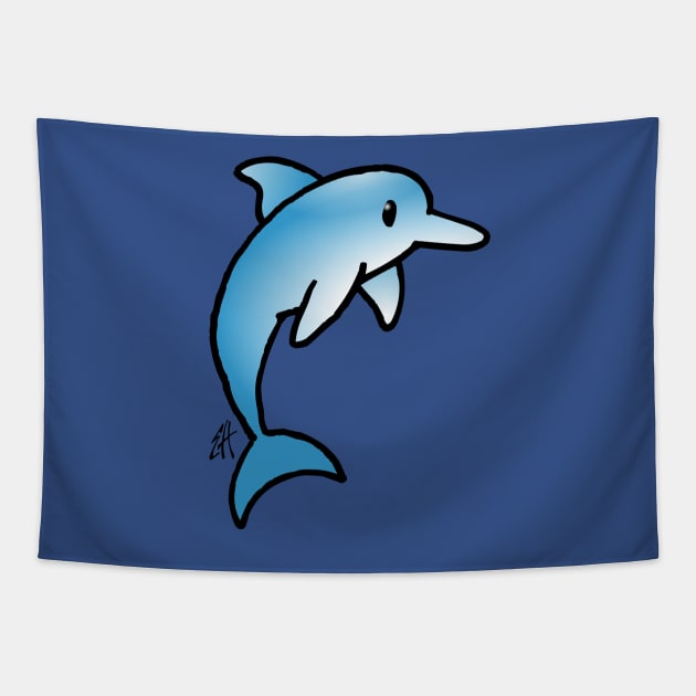 Dolphin Tapestry by Cardvibes