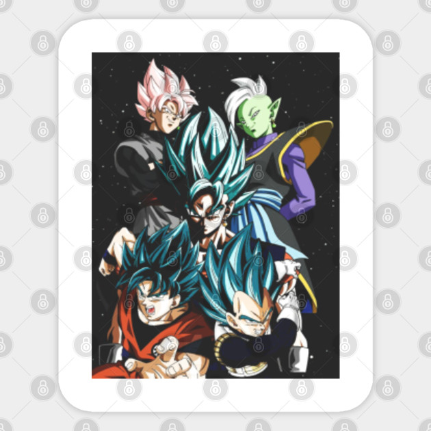 Zamasu Black Goku Goku Veggeta Blue Rose Sayayins Jiren Broly