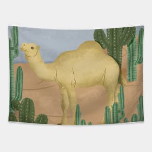 Camel in the Desert Tapestry