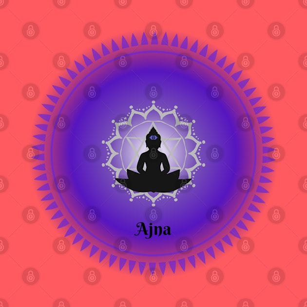 Ajna, Third Eye Chakra. Meditative, Mindfulness. by Anahata Realm