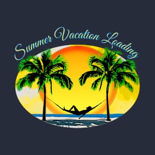 Summer Vacation Loading Funny Beach Vacation T-Shirt