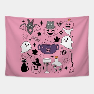 Breast Cancer Halloween Tapestry