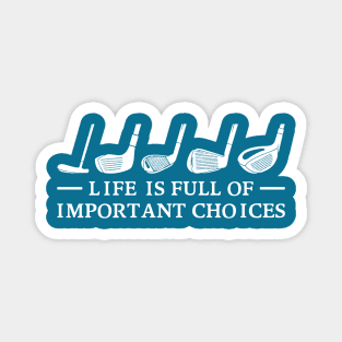 Choices Golf Magnet