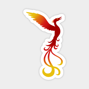 Fiery Phoenix Magnet