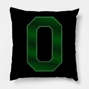 0 || Sports Number | Jersey | Green Pillow