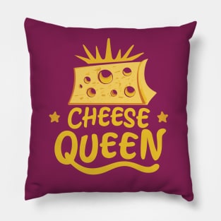 Cheese Queen For Turophiles Pillow