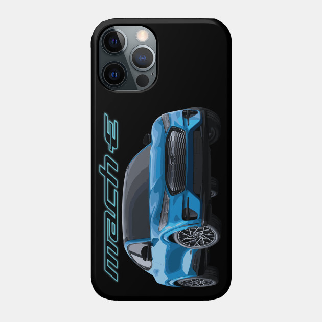 MUSTANG MACH-E GT Grabber Blue Electric - Mustang Mach E - Phone Case