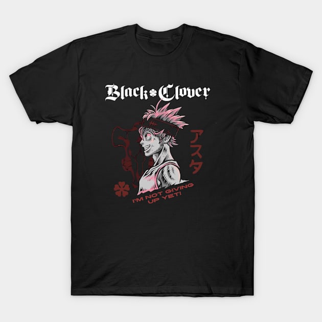 Black Clover Asta Tshirt Black Clover Asta Tshirt