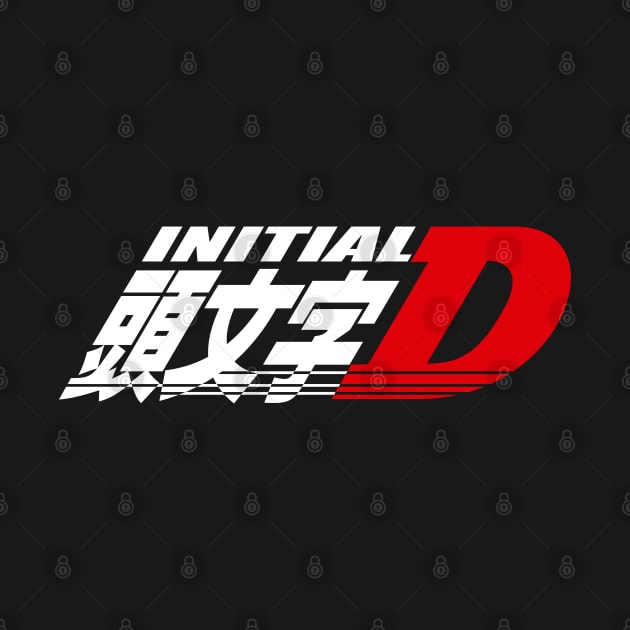 Initial D logo by hole