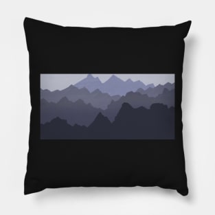 Purple Mountains Pillow