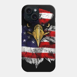 Bald Eagle 4th of July American Flag Patriotic Freedom USA Phone Case