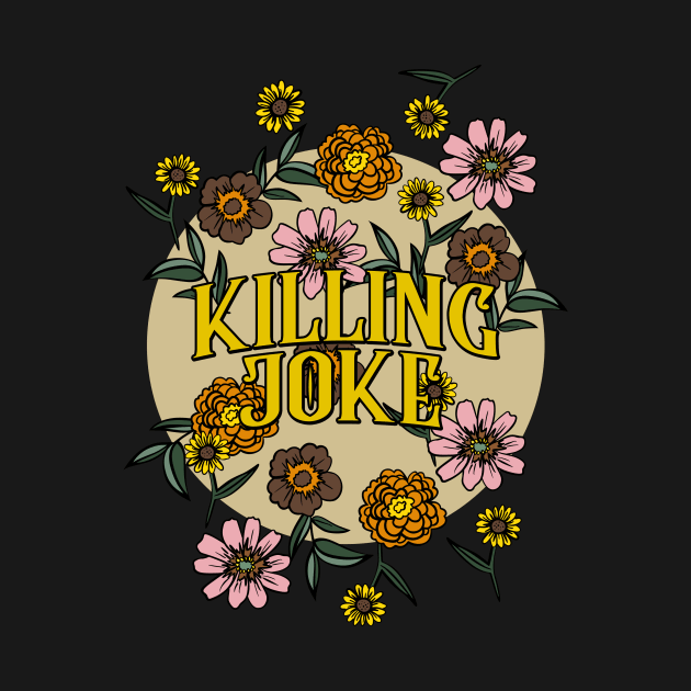 Killing Joke Name Personalized Flower Retro Floral 80s 90s Name Style by Ancientdistant