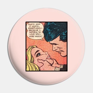 Love Vintage Comics Pin